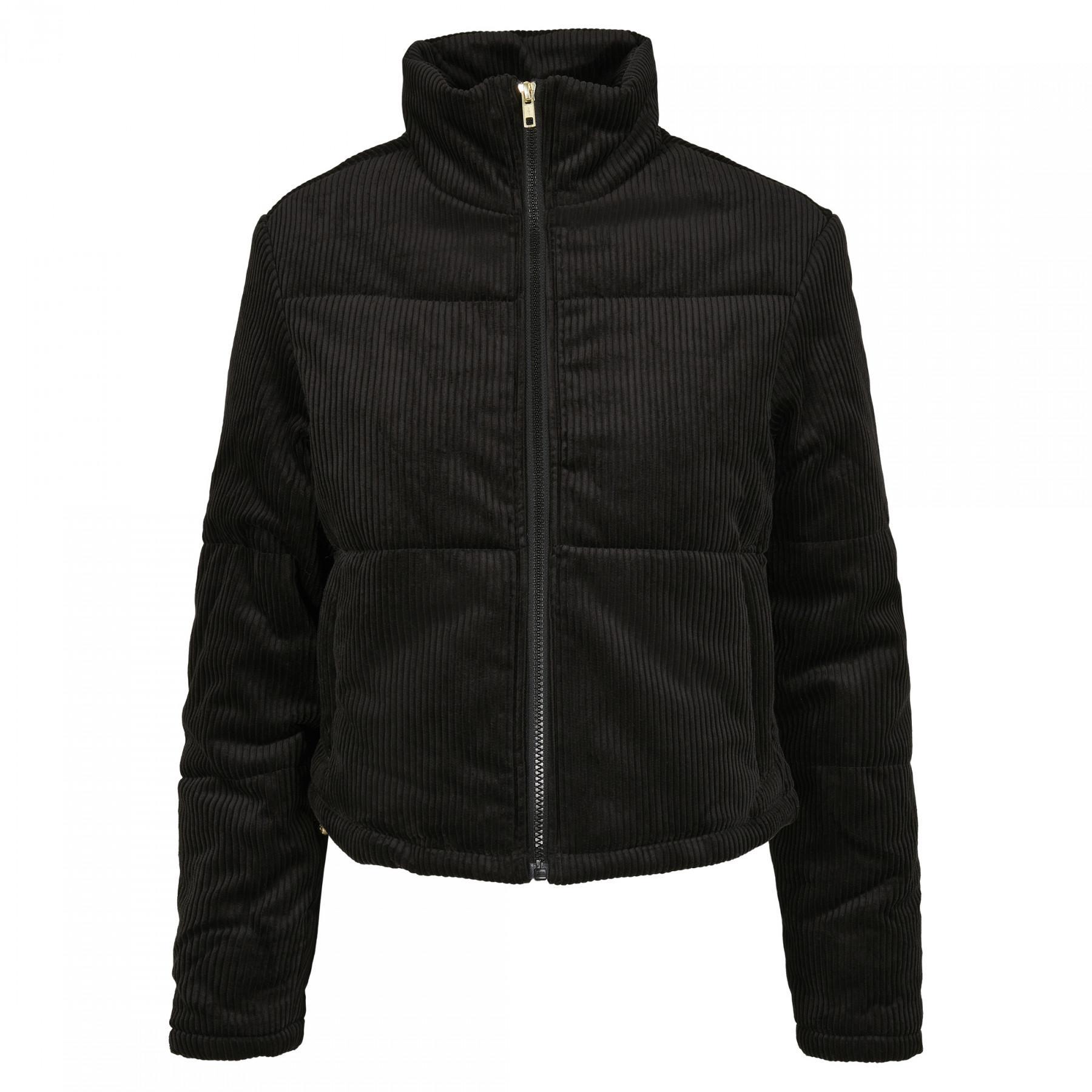 Parka voor dames Urban Classics corduroy puffer (grandes tailles)