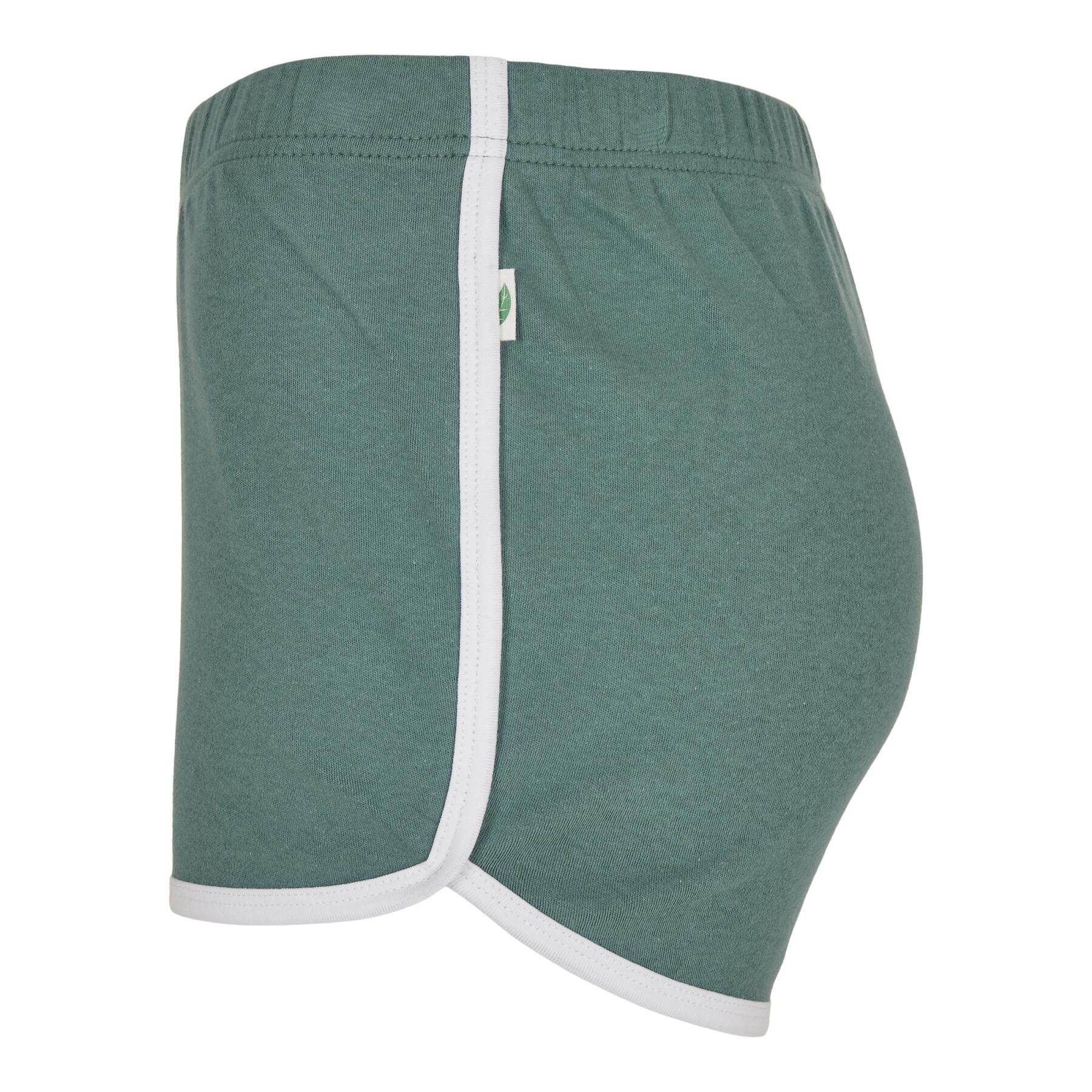 Dames shorts Urban Classics organic interlock retro hotpants (Grote maten)