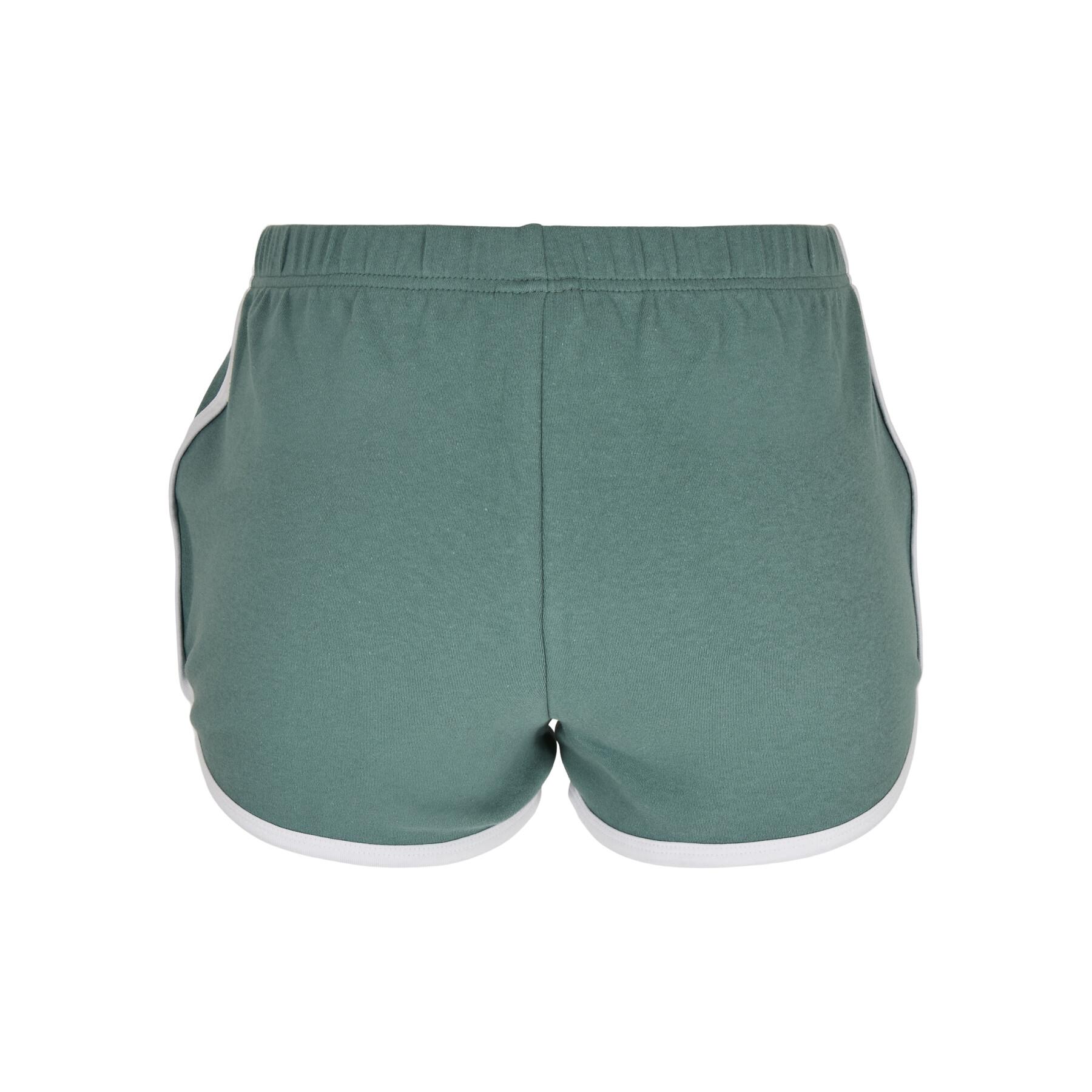 Dames shorts Urban Classics organic interlock retro hotpants
