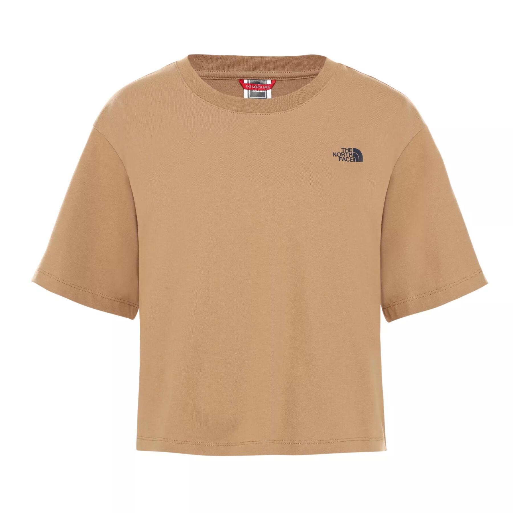 Dames-T-shirt The North Face Cropp Simple Dome