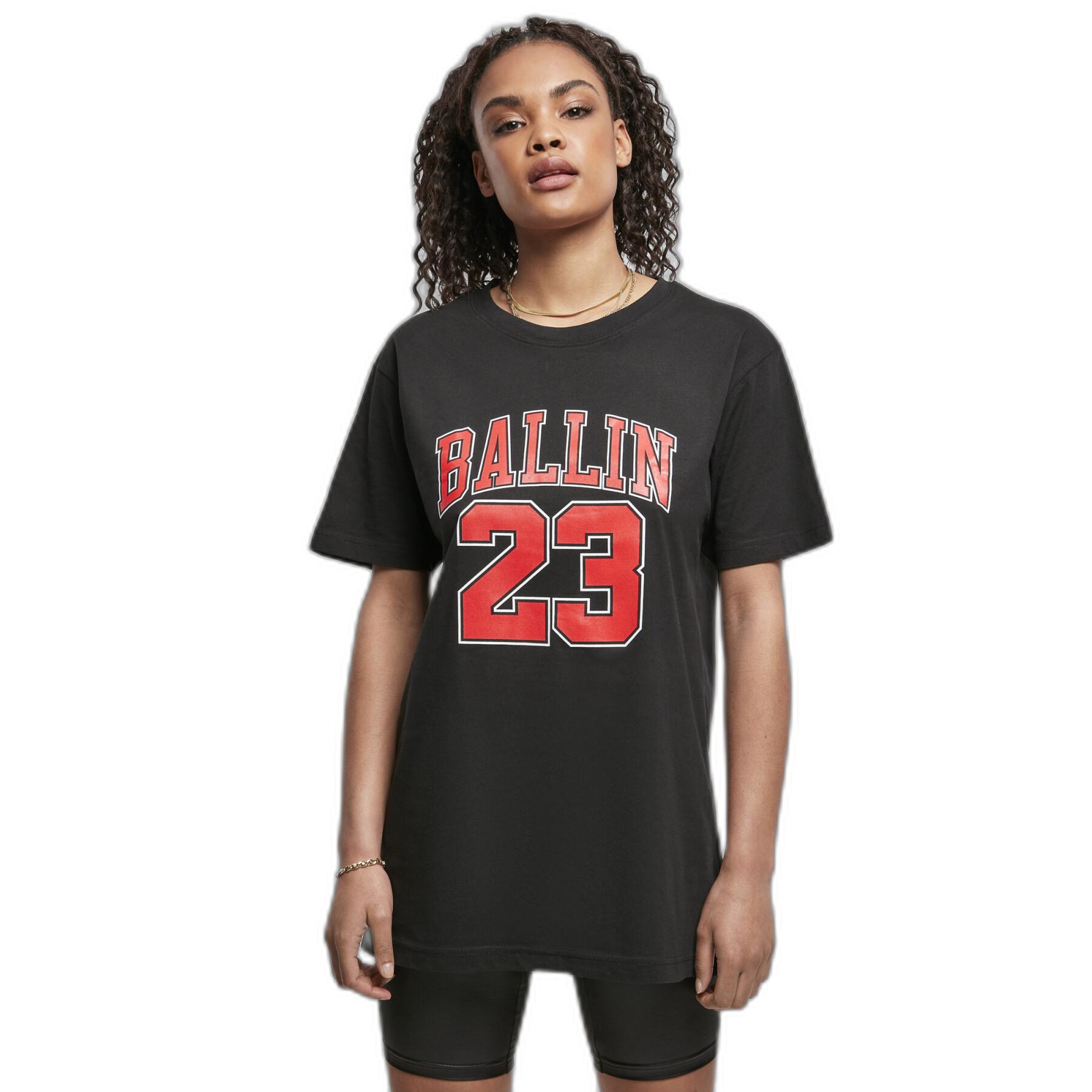 Dames-T-shirt Urban Classics Ballin 23