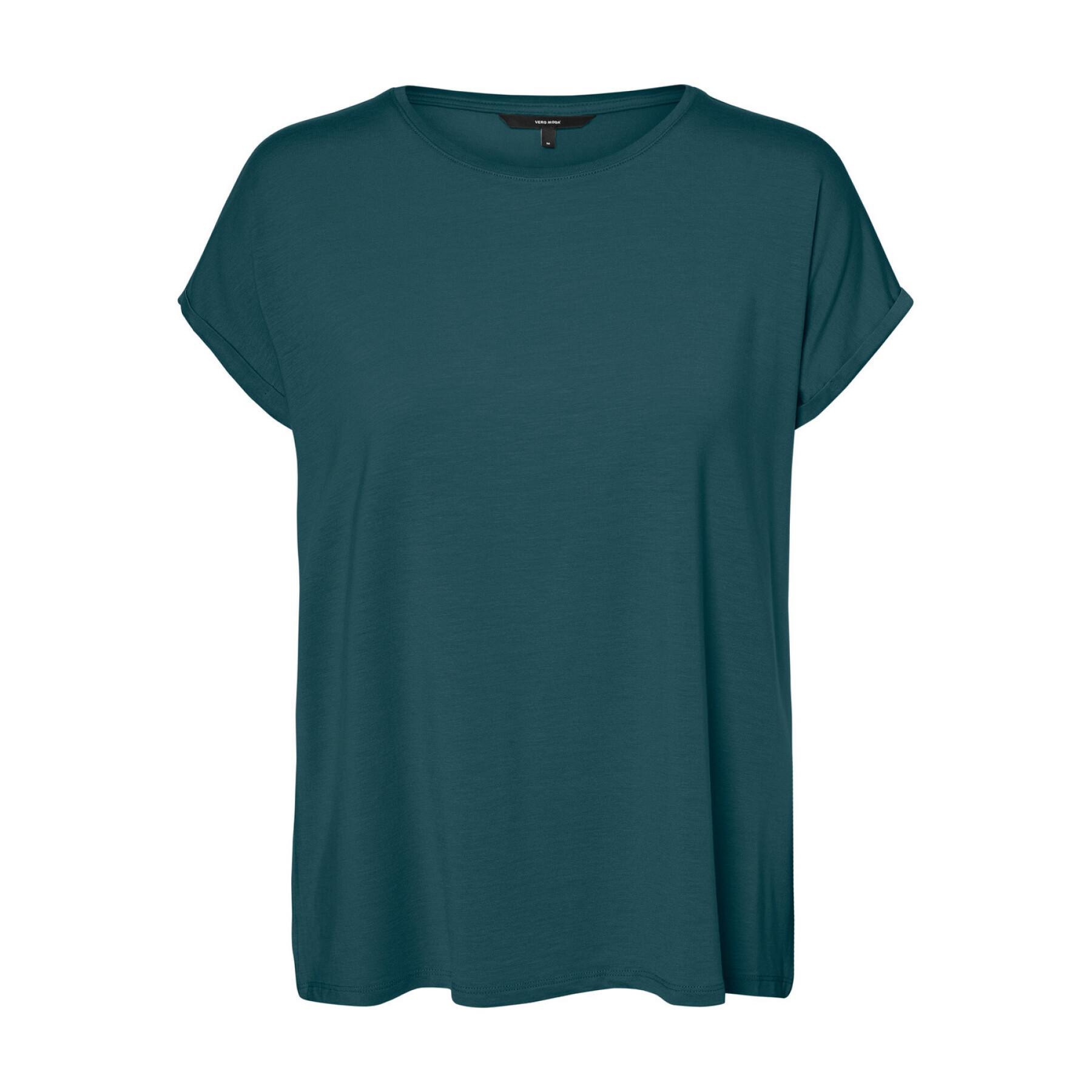 Dames-T-shirt Vero Moda Ava Plain