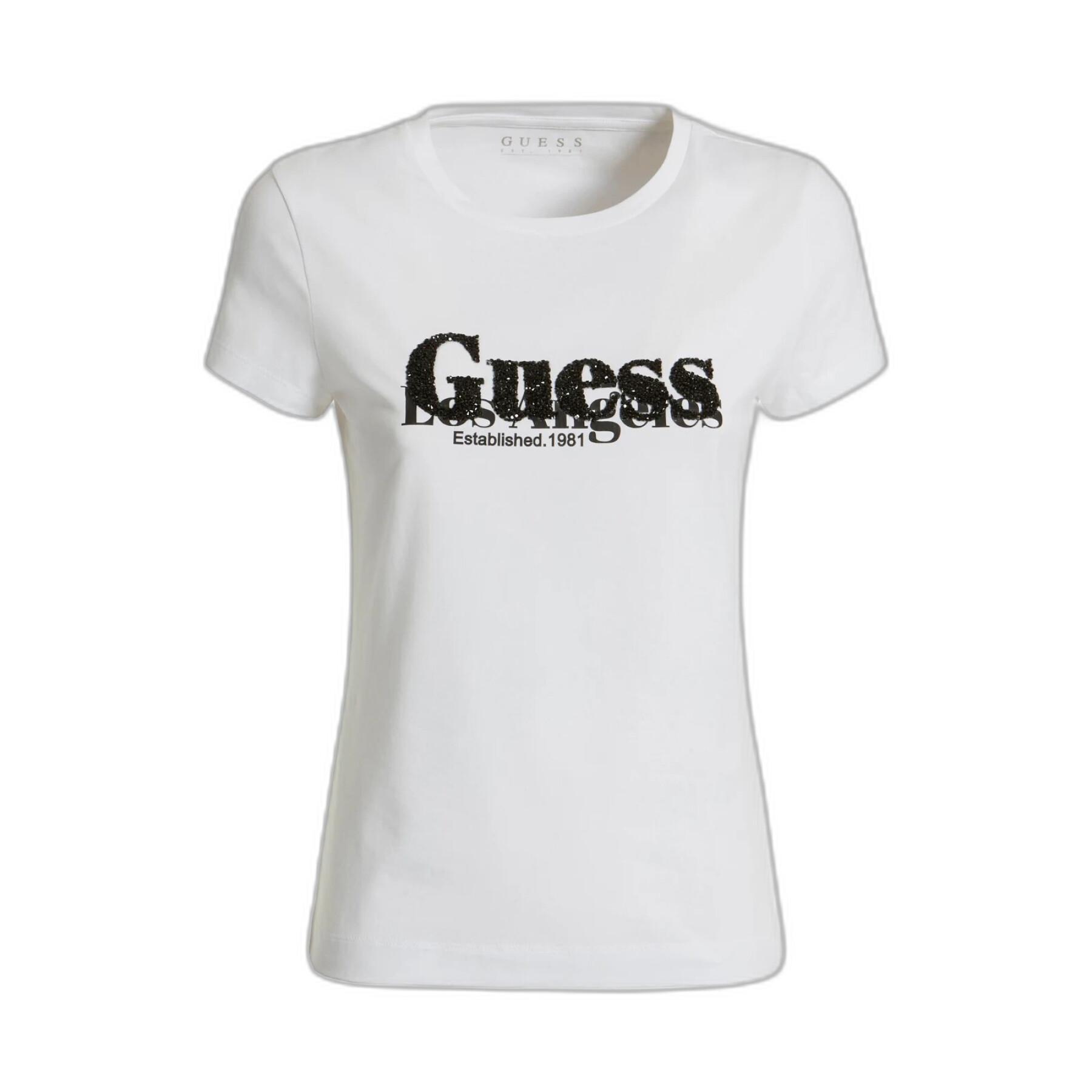 Dames-T-shirt met korte mouwen Guess Cn Astrelle