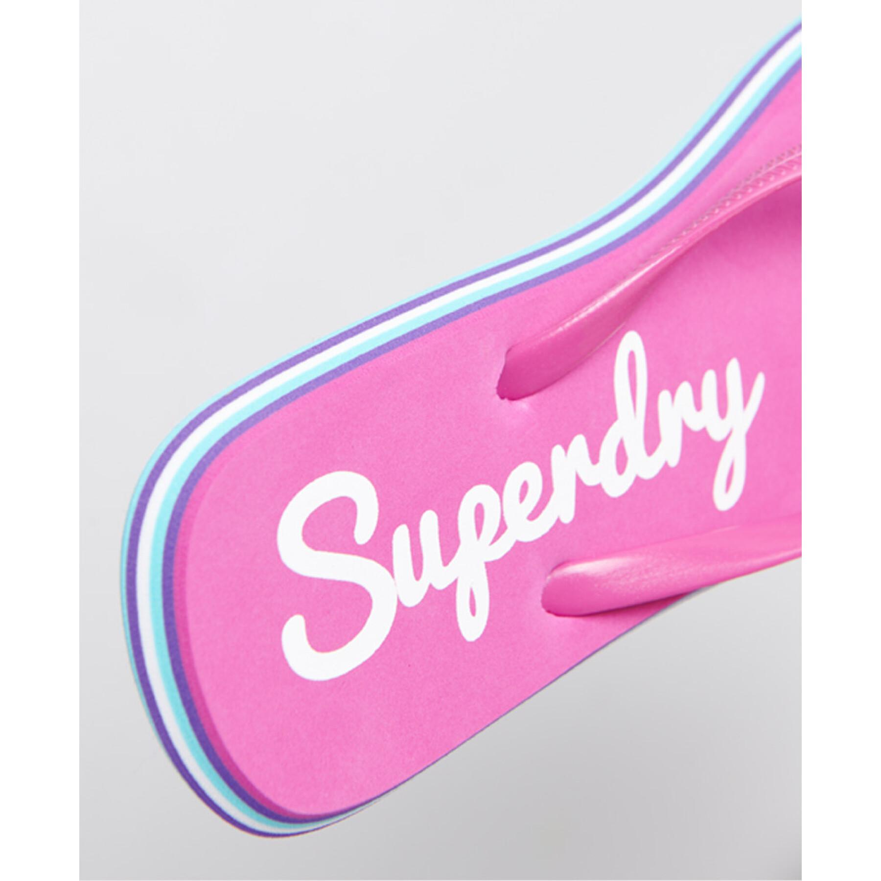 Dames slippers Superdry Rainbow