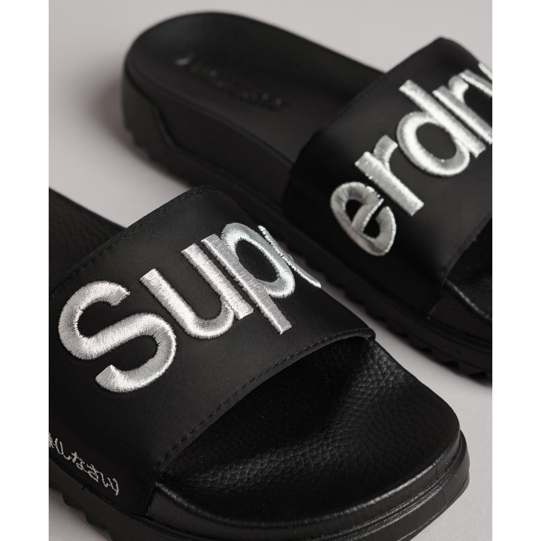 Dames slippers Superdry Satin