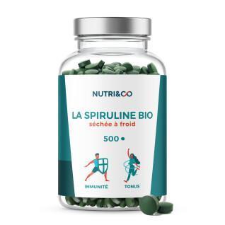500 tabletten van 100% biologische spirulina Nutri&Co