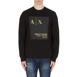 Sweatshirt ronde hals Armani Exchange 6KZMDB-ZJ6PZ noir