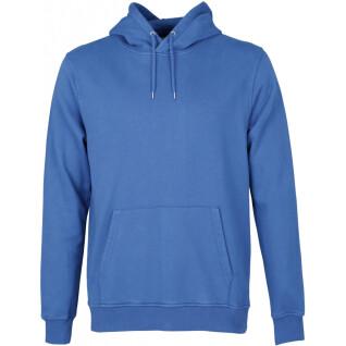 Hooded sweatshirt Colorful Standard Classic Organic pacific blue