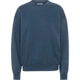 Sweatshirt ronde hals Colorful Standard Organic oversized petrol blue