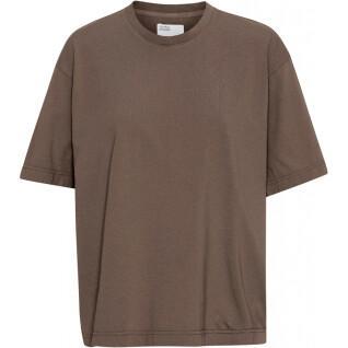 Dames-T-shirt Colorful Standard Organic oversized cedar brown