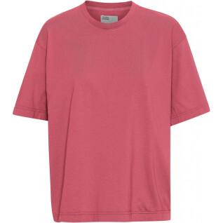 Dames-T-shirt Colorful Standard Organic oversized raspberry pink
