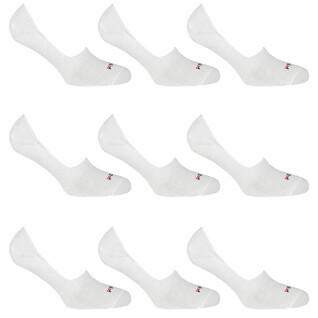 Set van 9 paar onzichtbare sokken model 1278 voor dames Fila