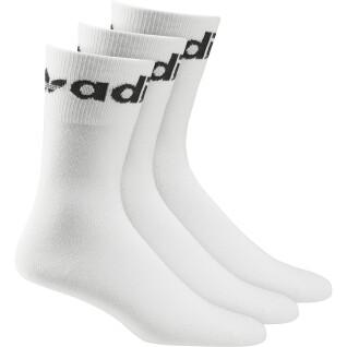 Set van 3 paar sokken adidas Originals mi-mollet Fold-Cuff