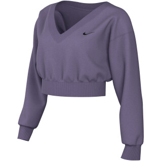 Dames sweatshirt met v-hals Nike Phoenix Fleece