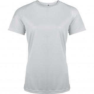 Dames-T-shirt met korte mouwen Proact Sport blanc