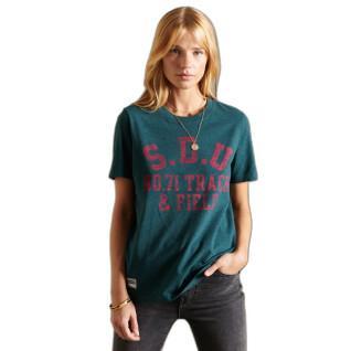 Dames-T-shirt Superdry Track & Field