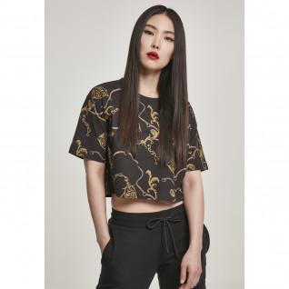 Woman's Urban Klassieke luxe print Oversized T-shirt
