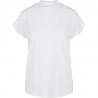 Dames-T-shirt Urban Classics oversized découpé viscose-grandes tailles