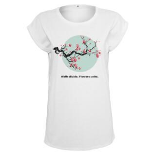 Dames-T-shirt Urban Classics Flowers Unite