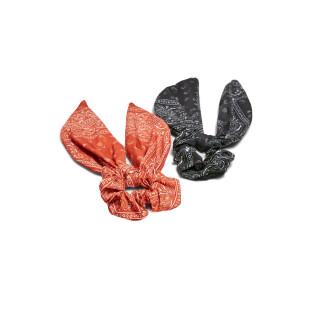 Bedrukte bandana's met strik voor dames Urban Classics (x2)