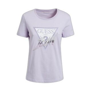 Dames-T-shirt met korte mouwen Guess Cn Icon