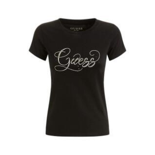 Dames-T-shirt met korte mouwen Guess Glitzy R4