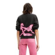 Dames sweatshirt Desigual Pink panther