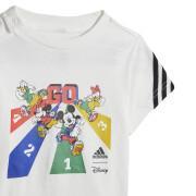 Baby t-shirt en korte broek set adidas Disney Mickey Mouse