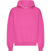 Oversized sweatshirt met capuchon Colorful Standard Organic Bubblegum Pink