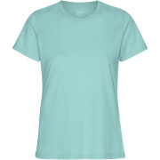 Dames-T-shirt Colorful Standard Light Organic Teal Blue