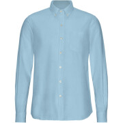 Button-down overhemd Colorful Standard Organic Seaside Blue
