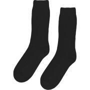 Wollen sokken Colorful Standard Merino Blend deep black