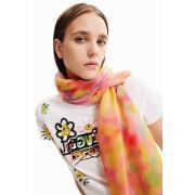 Rechthoekige sjaal met fuzzy-print voor vrouwen Desigual