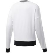 Dames sweatshirt Reebok Workout Ready Big Logo Cover-Up