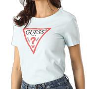 Dames-T-shirt Guess Logo Triangle