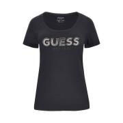 Dames-T-shirt Guess Mesh Logo