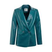 Blazer leatherette vrouw Guess New Emilie