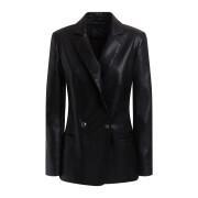 Blazer leatherette vrouw Guess New Emilie
