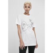 Dames-T-shirt grote maat Mister Tee One Line Fruit