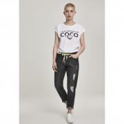 Dames-T-shirt Mister Tee coco