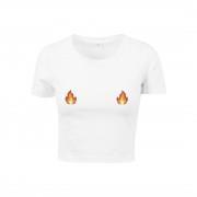 Dames-T-shirt Mister Tee flames