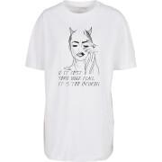 Dames-T-shirt Mister Tee ladies inner peace sign