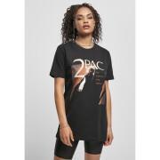 Dames-T-shirt Mister Tee tupac me against the world cover