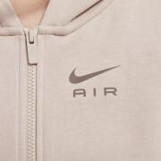 Sweatshirt capuchon met volledige rits voor vrouwen Nike Air Fleece