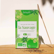 La sauvage: biologische kruidenthee zonder theïne 20 theezakjes Omum
