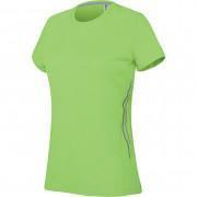 Bi-materiaal T-shirt voor dames Proact Sport