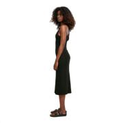 Mouwloze geribde jurk voor dames van gemiddelde lengte Urban Classics GT