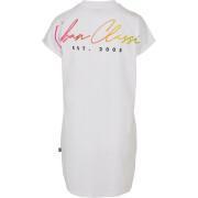 Dames t-shirt jurk Urban Classics Rainbow GT